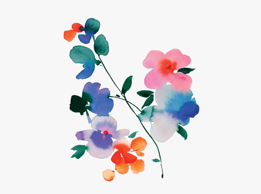 Watercolour Temporary Tattoo, HD Png Download