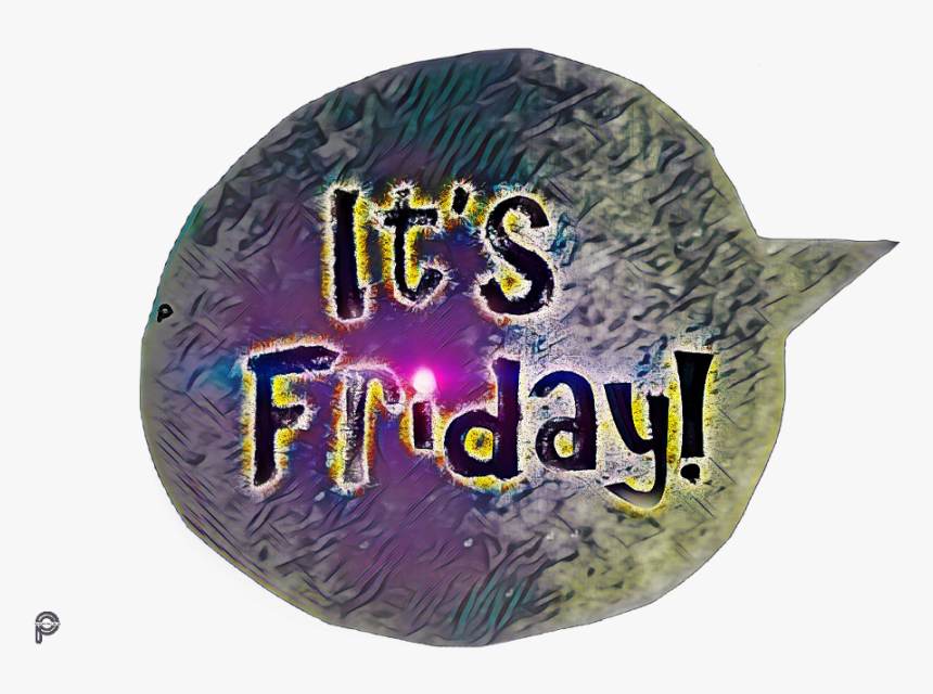 #magiceffect #colorful #speechbubble #itsfriday #picsartpassion - Label, HD Png Download