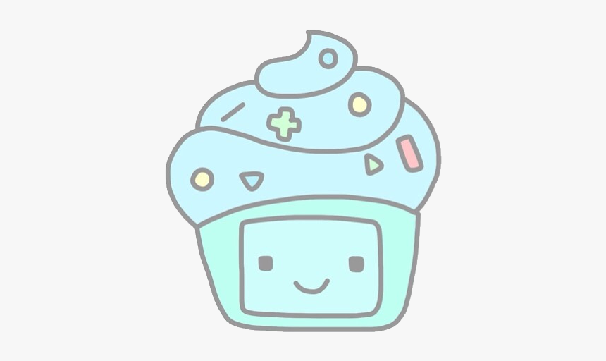 Cupcake, Bmo, And Overlay Image - Transparent Cupcake Overlay, HD Png Download