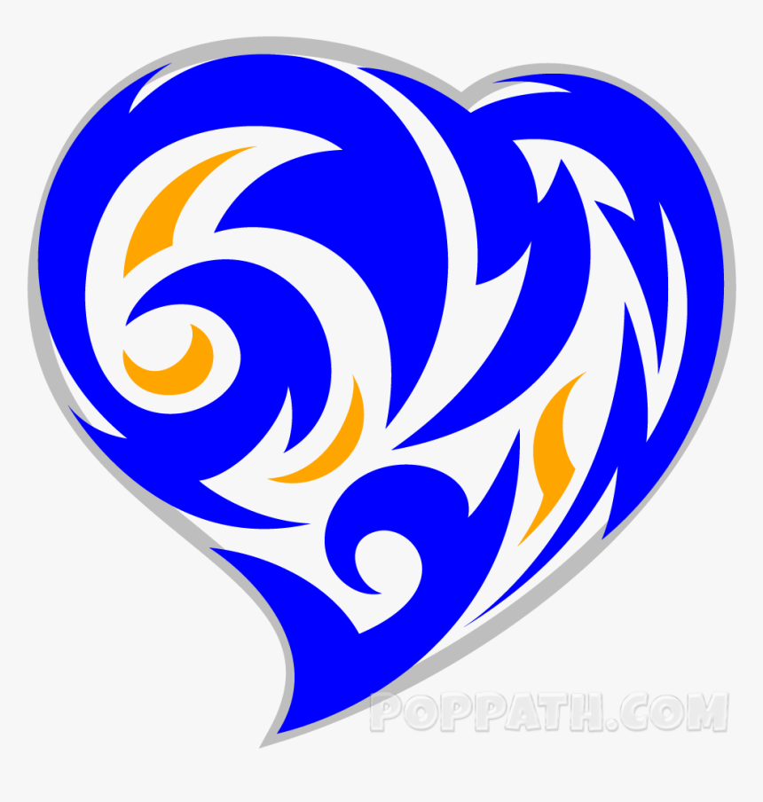 Signs Of Emotions For The Other Person - Tattoo Drawing Heart, HD Png Download