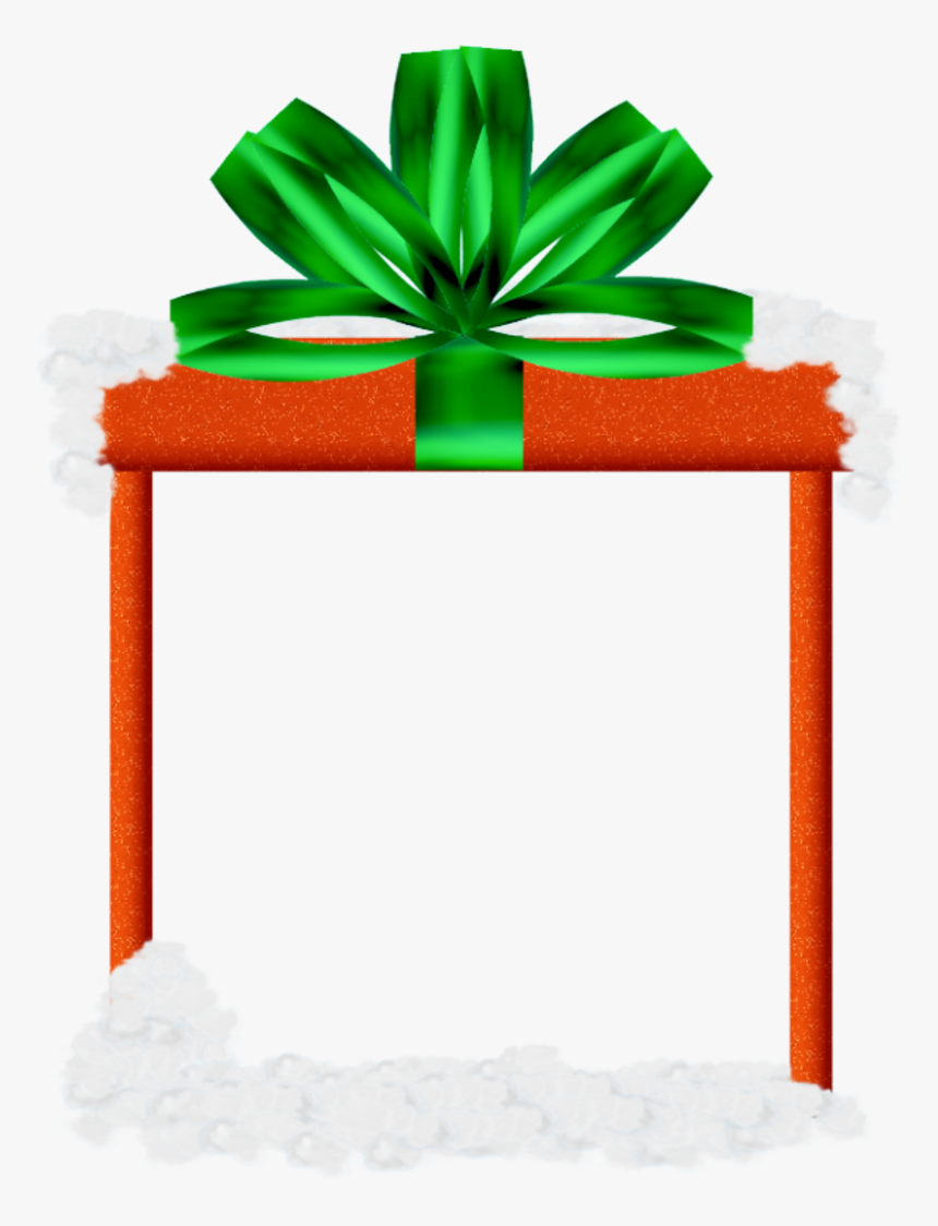 Christmas Gift Frame - Transparent Christmas Gift Frame, HD Png Download