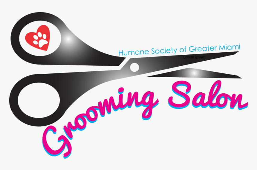 Grooming Salon Title Pink One Heart - Calligraphy, HD Png Download