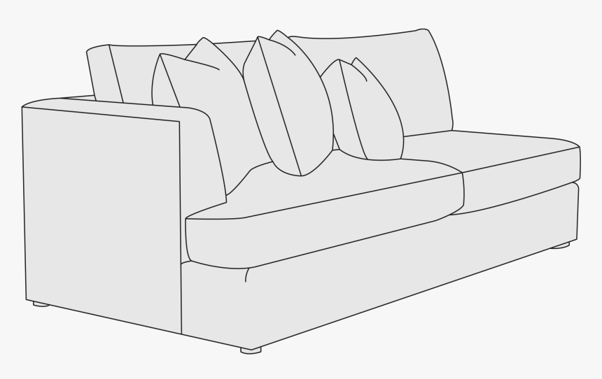 Left Arm Png , Png Download - Studio Couch, Transparent Png