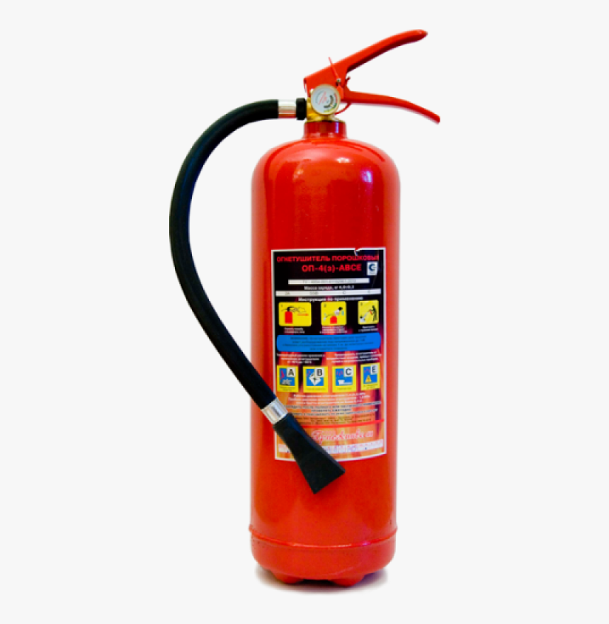 Extinguisher Png Image - Огнетушитель Png, Transparent Png
