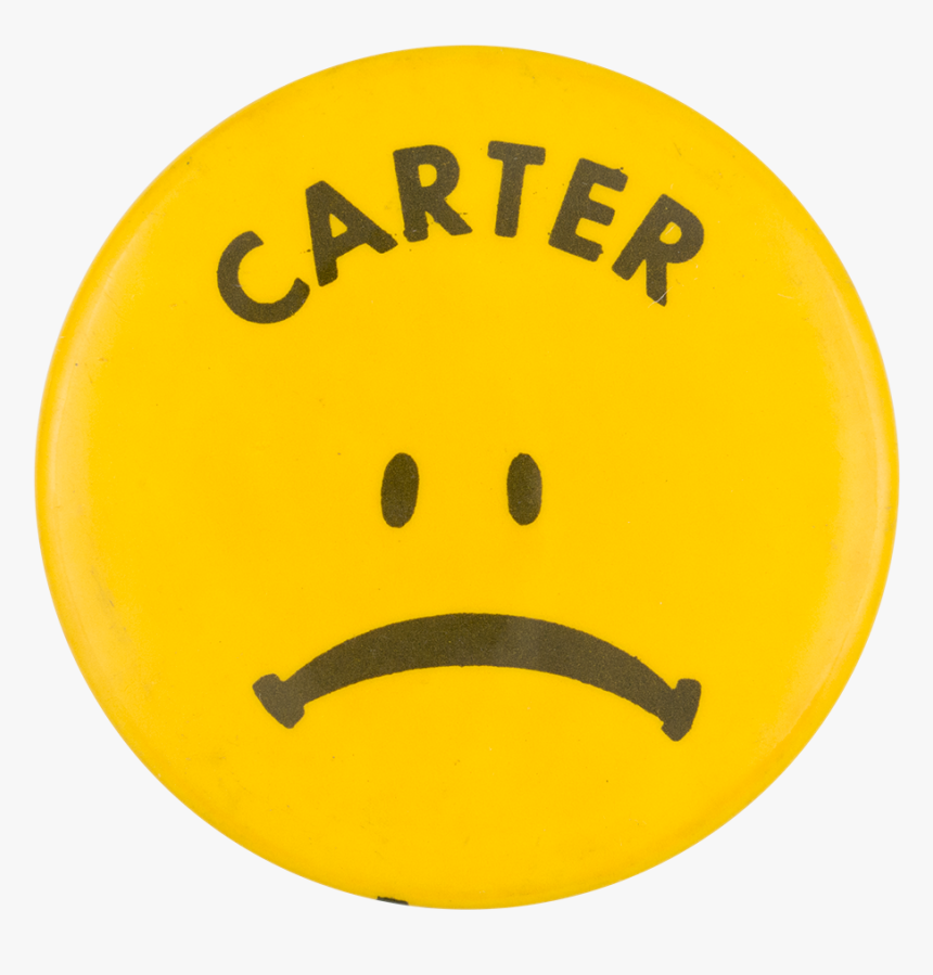 Carter Sad Face Smileys Button Museum - Smiley, HD Png Download