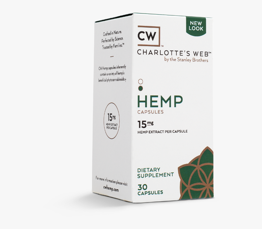 Charlotte’s Web Hemp Capsules - Paper, HD Png Download