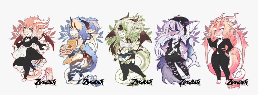 Aromagon Chibis - Cartoon, HD Png Download