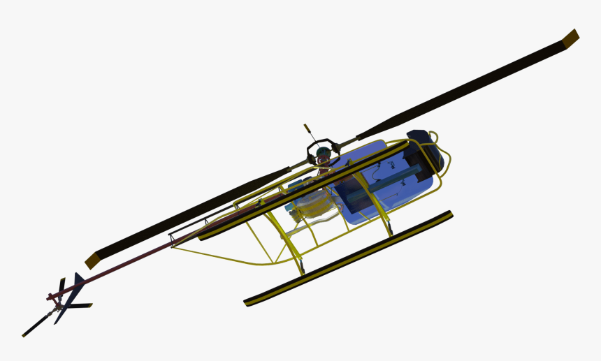 Above Example Shows A Prototype With Color Id Already - Helicopter Rotor, HD Png Download