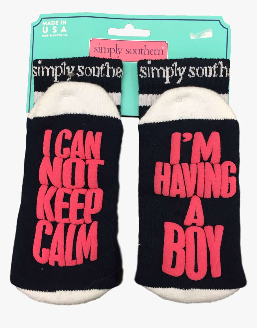 Simply Southern Can T Keep Calm Socks Blooming Boutique - Sock, HD Png Download