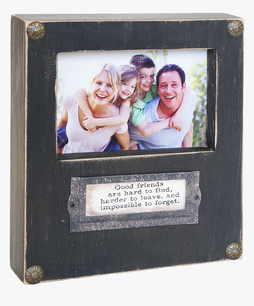 Stargazer Picture Frame, Good Friends - Young Couple With Children, HD Png Download