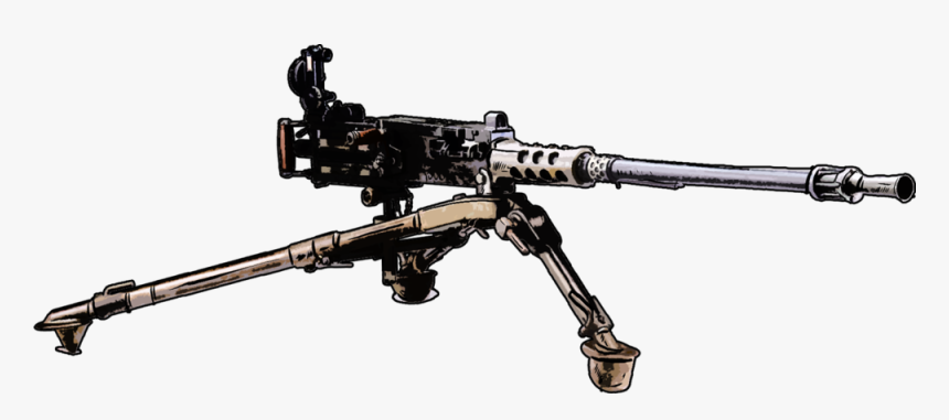Modernfirearms 0000 M2hb-browning, HD Png Download