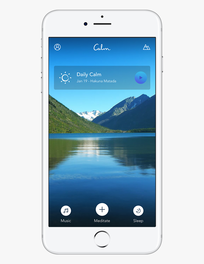 Iphone - Calm App Banner, HD Png Download