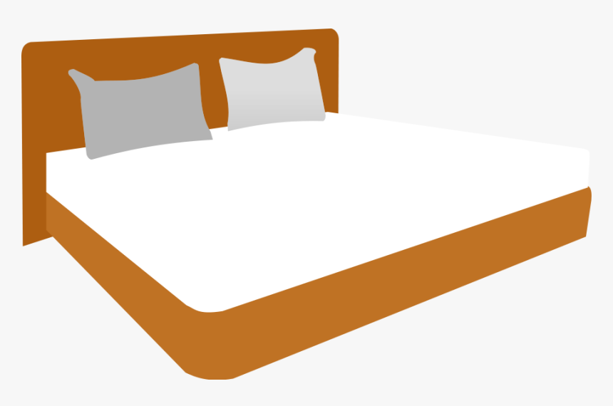 Double Bed Svg Clip Arts - Double Bed Clipart, HD Png Download