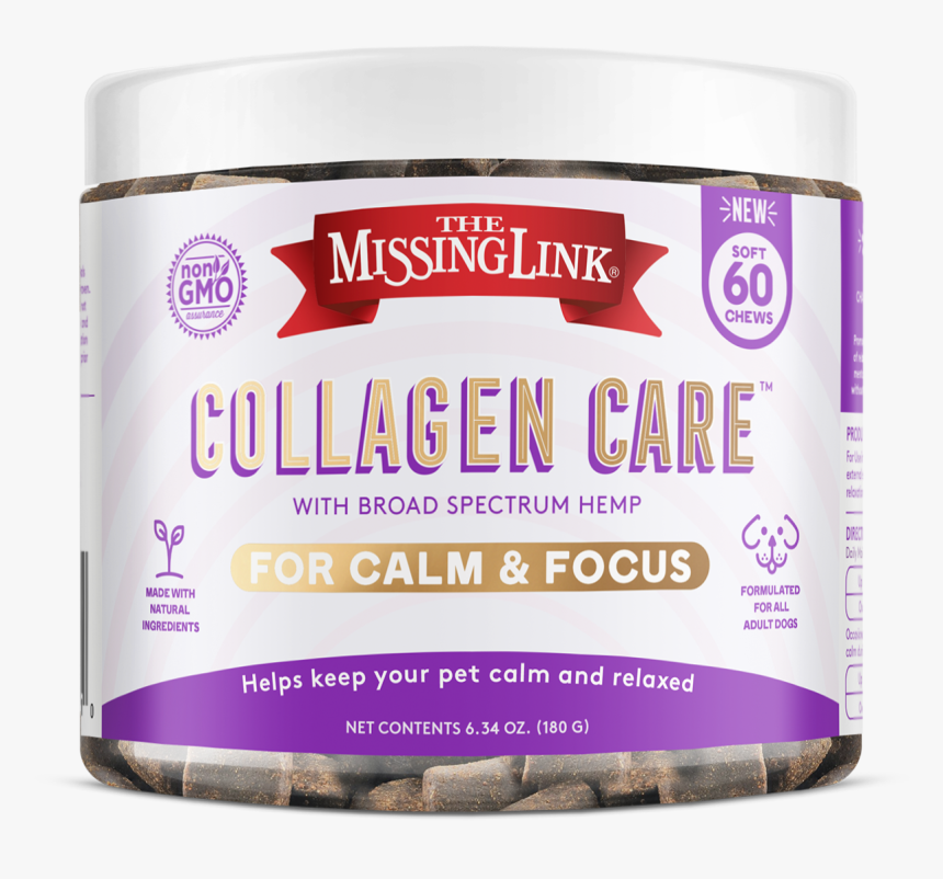The Missing Link Calm & Focus Soft Chews - Collagen, HD Png Download