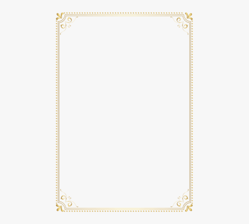 Download Gold Border Frame Clipart Png Photo - Parallel, Transparent Png