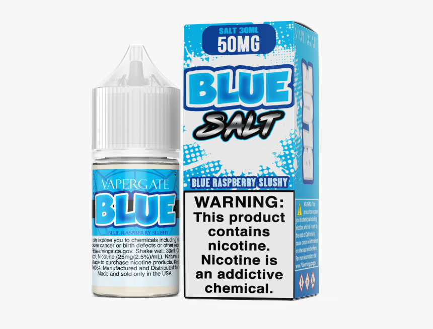 Blue Salt 
title Blue Salt 
itemprop Image - Vapergate Blue Salt, HD Png Download