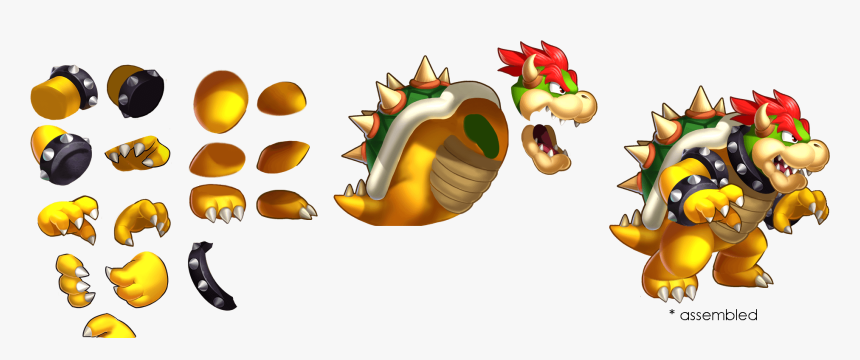 Click For Full Sized Image Bowser - Pocket All Stars Bootleg, HD Png Download