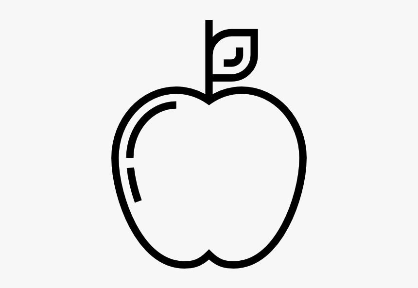 Apple - Line Art, HD Png Download
