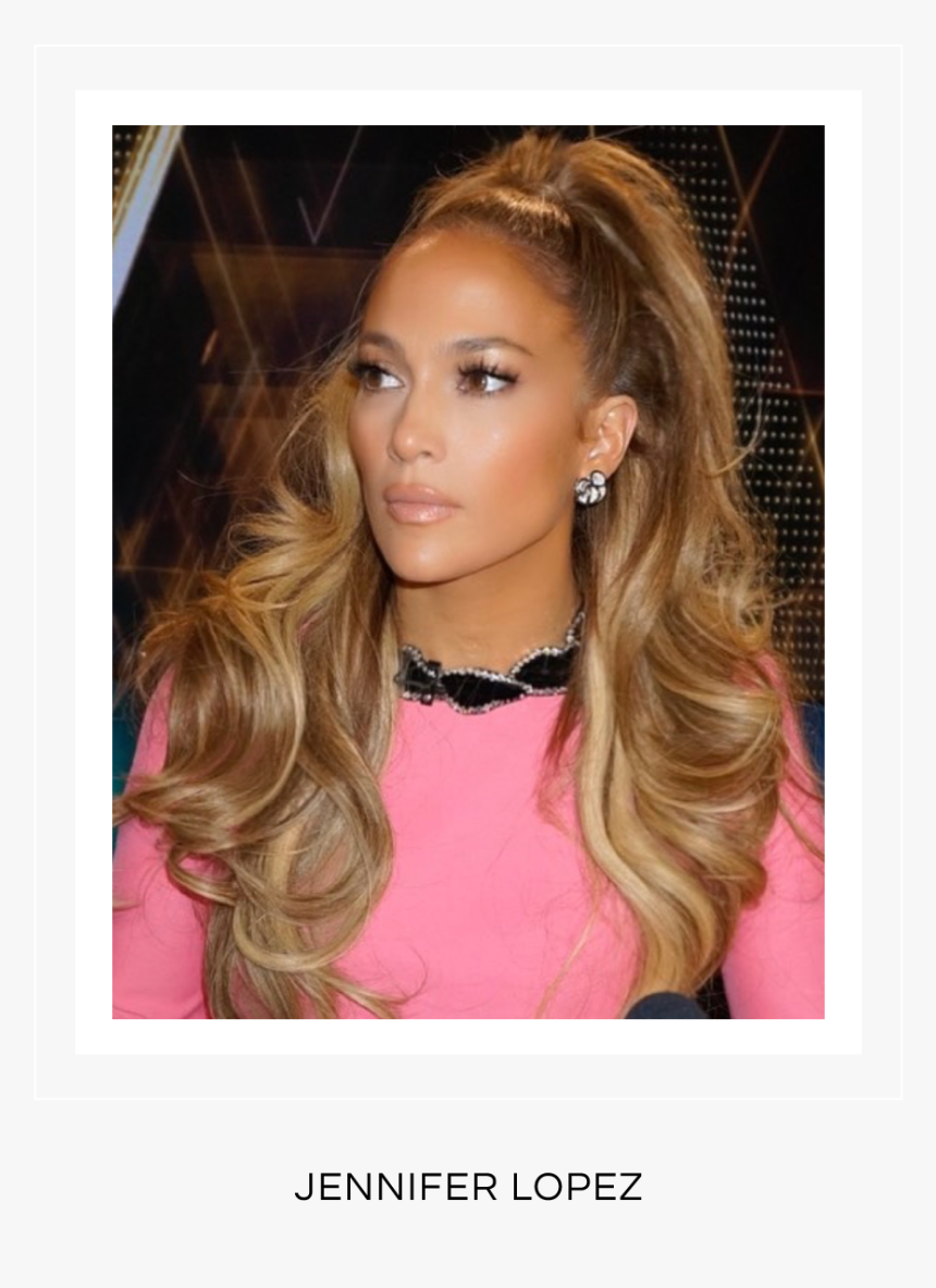 Creating Glamorous Looks Should Be Perfectly Fitted - Jlo Half Up Hair, HD Png Download