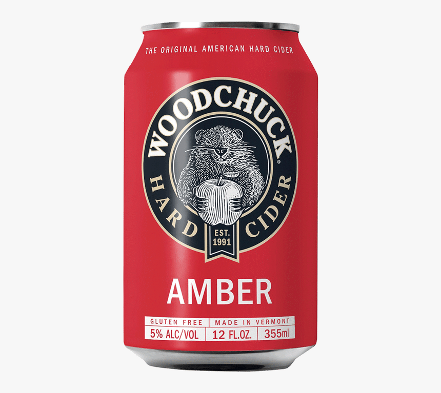 Woodchuck Amber Draft Cider - Caffeinated Drink, HD Png Download