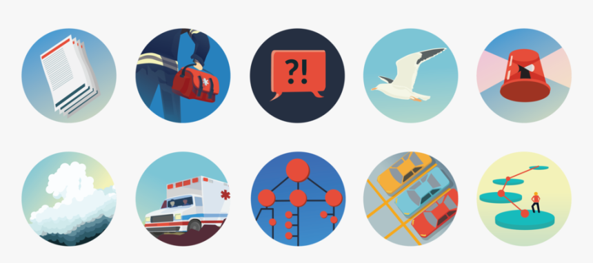 These Icons Are Used Throughout Promotion To Identify, HD Png Download