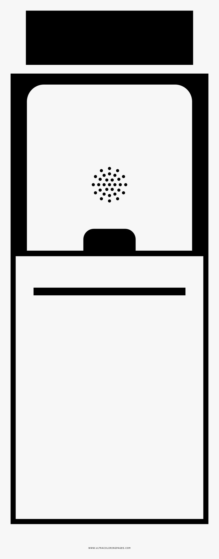 Ticket Booth Coloring Page Clipart , Png Download - Monochrome ...