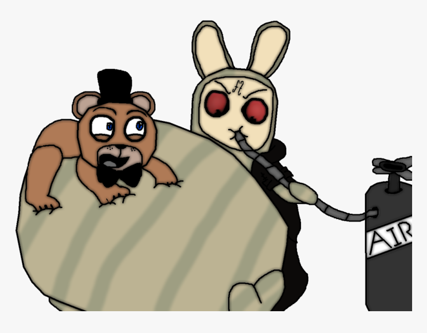 Inflated Maker And Freddy Fazbear By Funtimeamber - Cartoon, HD Png Download