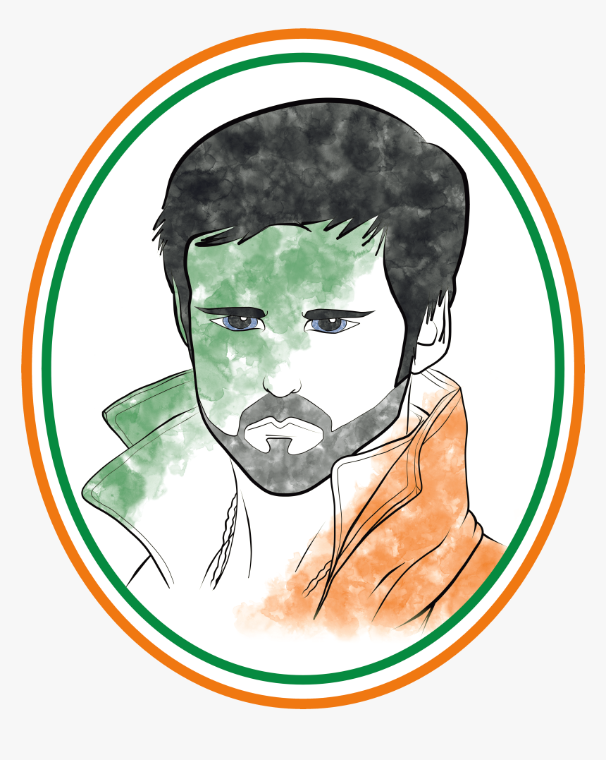 Killian Jones Drawing With Irish Flag Colors For A, HD Png Download