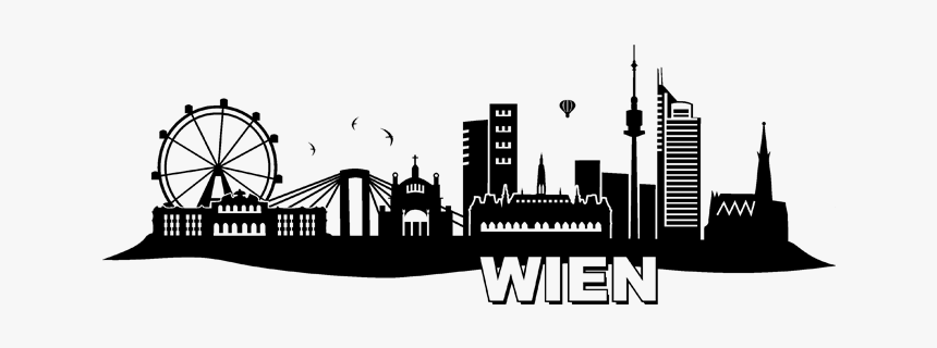 Vienna Wall Decal Germany Skyline Sticker - Vienna Png, Transparent Png