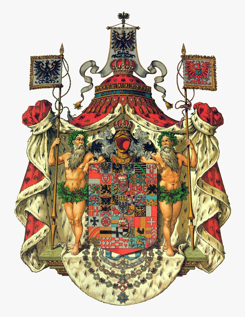 Deutsches Reich - Königreich Preussen - House Of Hohenzollern Coat Of Arms, HD Png Download