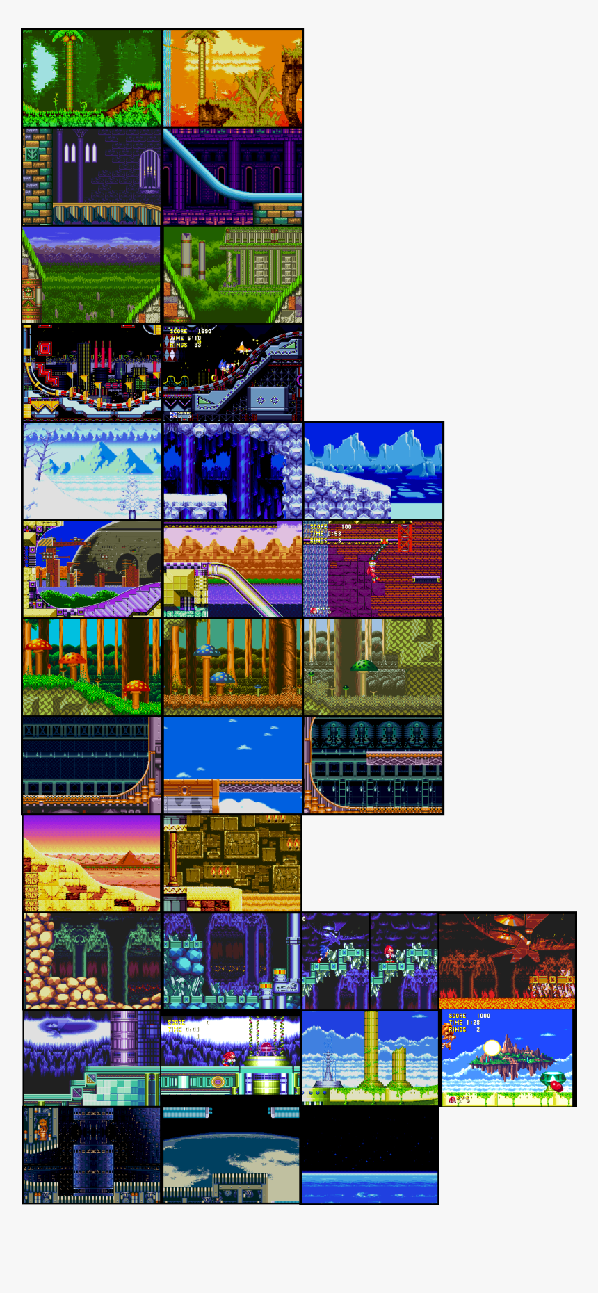 Sonic 3 Death Egg Act 2 Background, HD Png Download