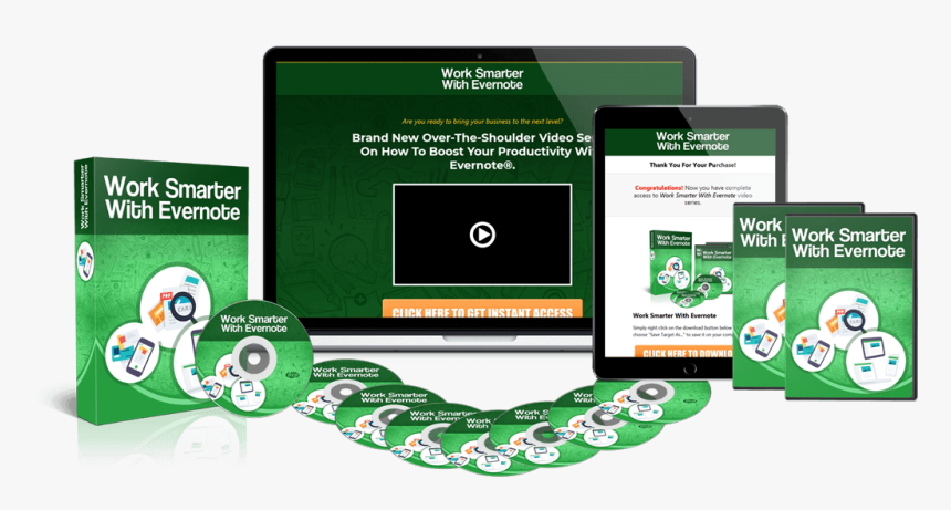 Work Smarter With Evernote Plr, HD Png Download