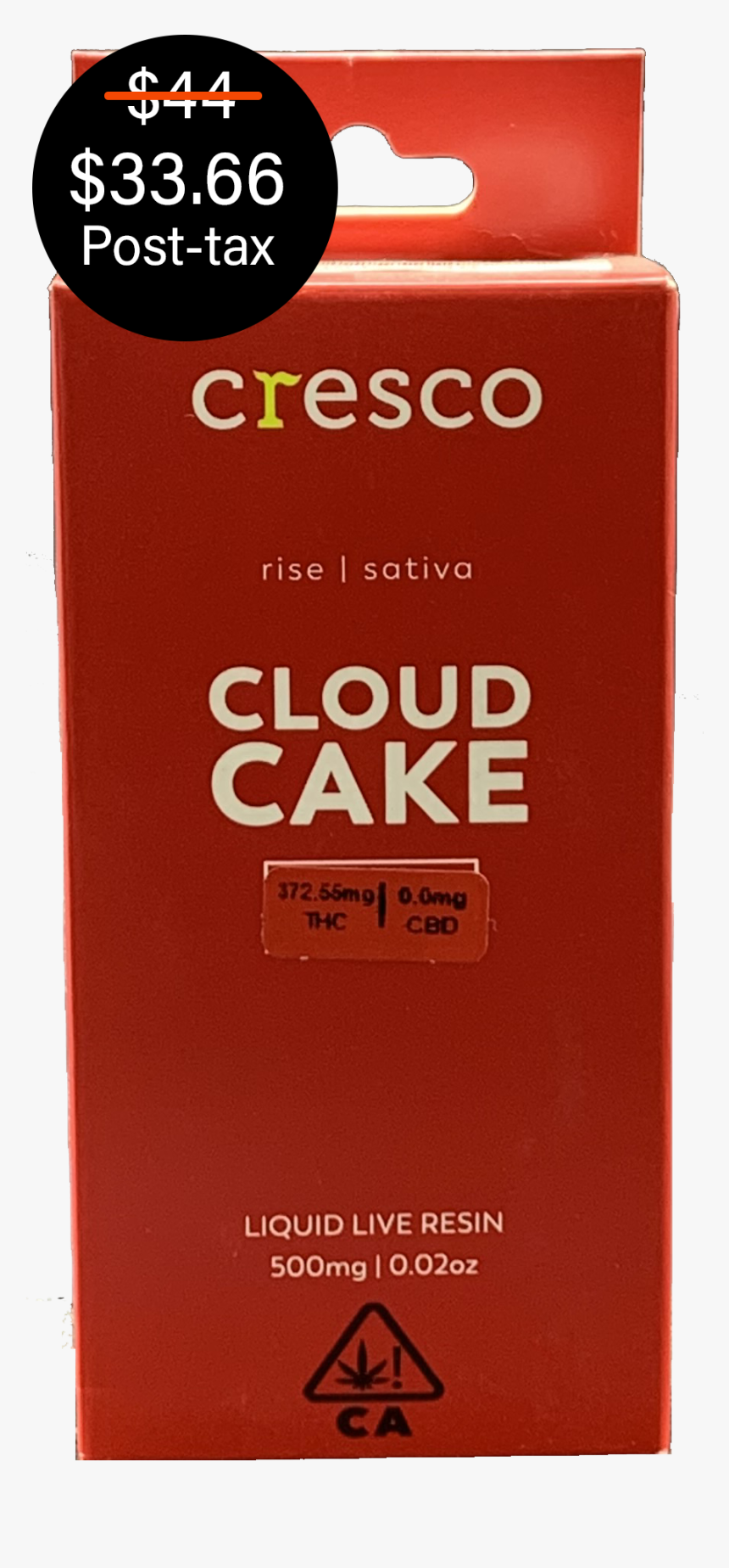 Cresco Cart Asset With Price Tag - Carmine, HD Png Download