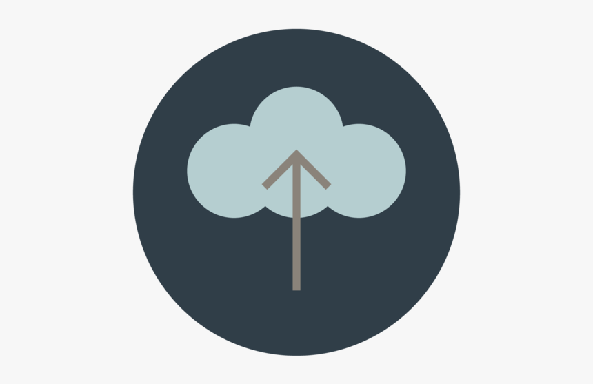 Icon Lite Upload - Circle, HD Png Download