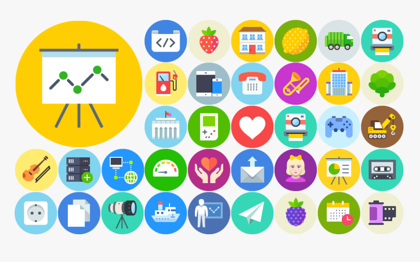 Jetflat Icons - Circle, HD Png Download