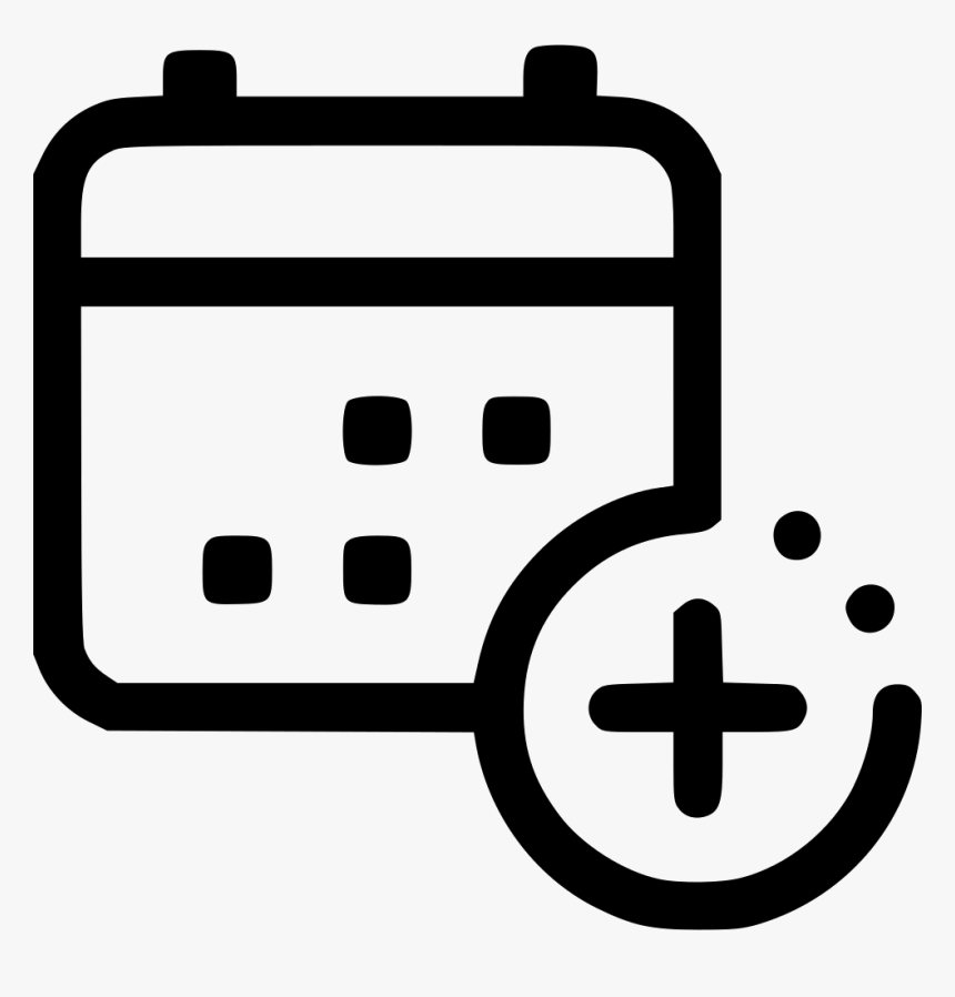 Calendar Clock Date Time Event - Calendar Clock Icon Png, Transparent Png