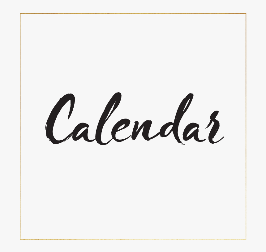 Zenmovement Icon Calendar - Calligraphy, HD Png Download
