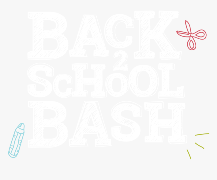 Back2school Logo B2s Logo White Straight - Illustration, HD Png Download