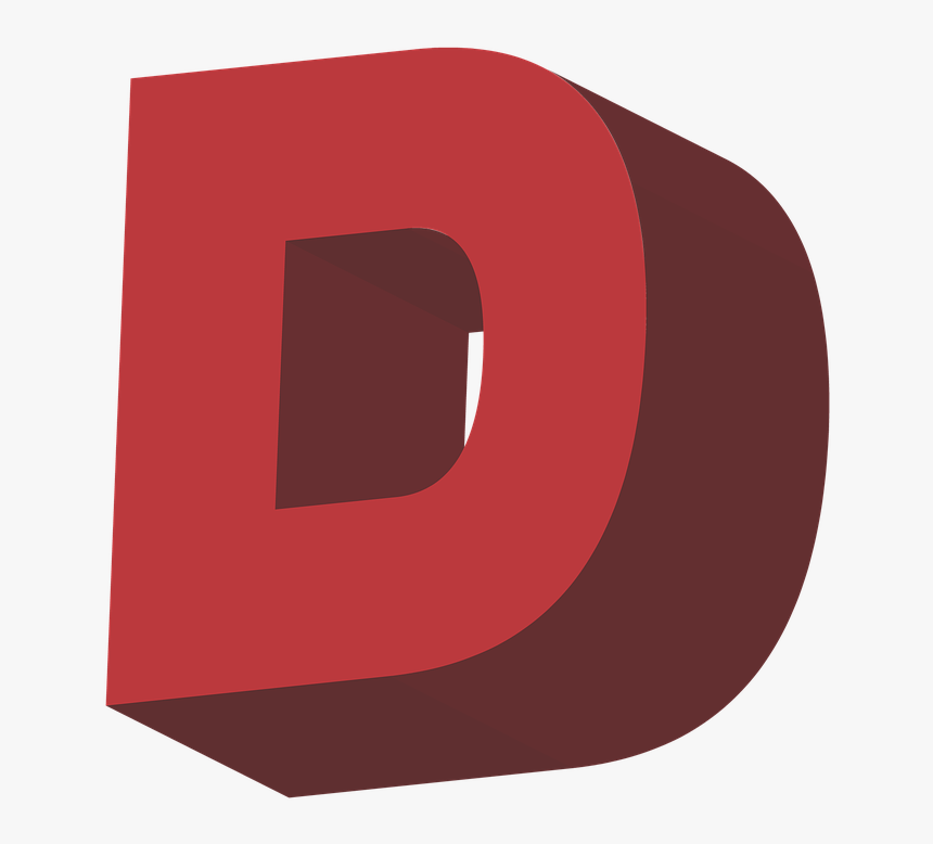 D Letter Png Free Download, Transparent Png