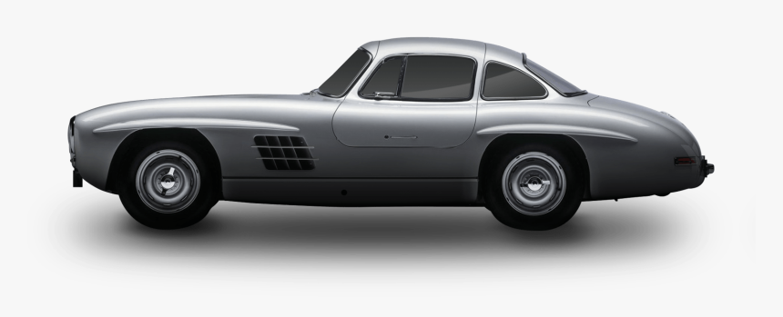 Grey Vintage Porsche - Mercedes-benz 300sl, HD Png Download