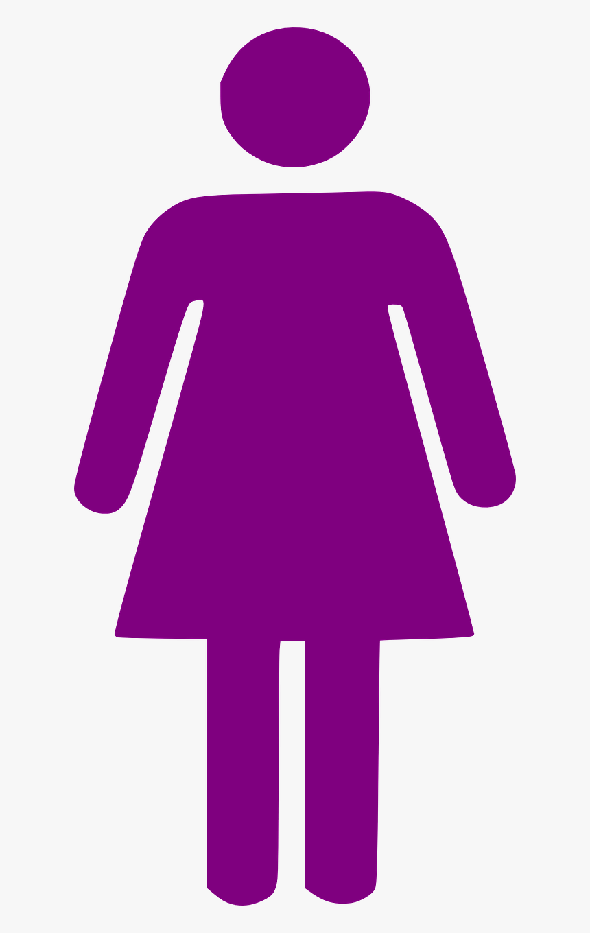 Women Never Understand Men Clipart , Png Download - Silhouette Of Fat Girl, Transparent Png