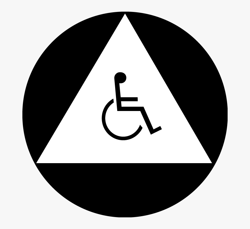 All Gender Accessible Ca Restroom Door Symbol Set - California Unisex Bathroom Sign, HD Png Download