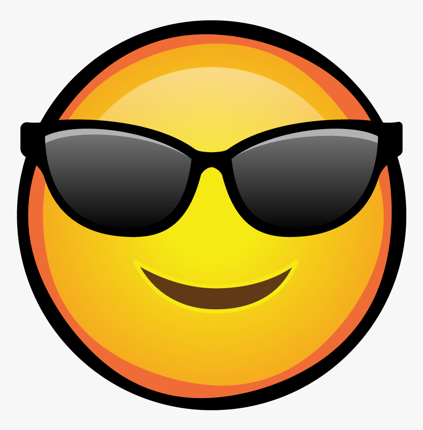 The Sun With Some Sun Glasses On - Smiley, HD Png Download