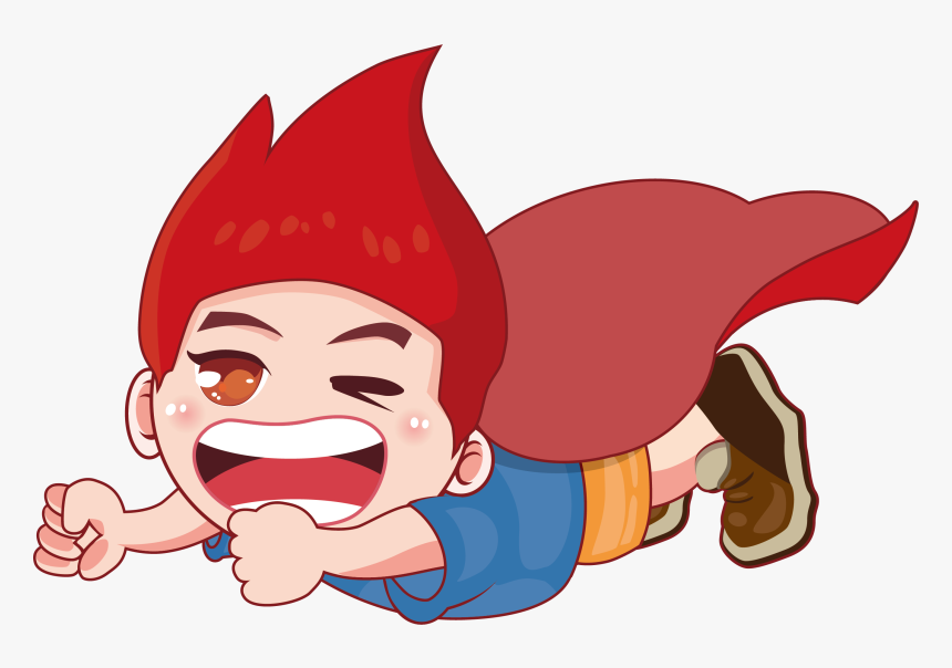 Superman Cartoon Clipart - Cartoon, HD Png Download