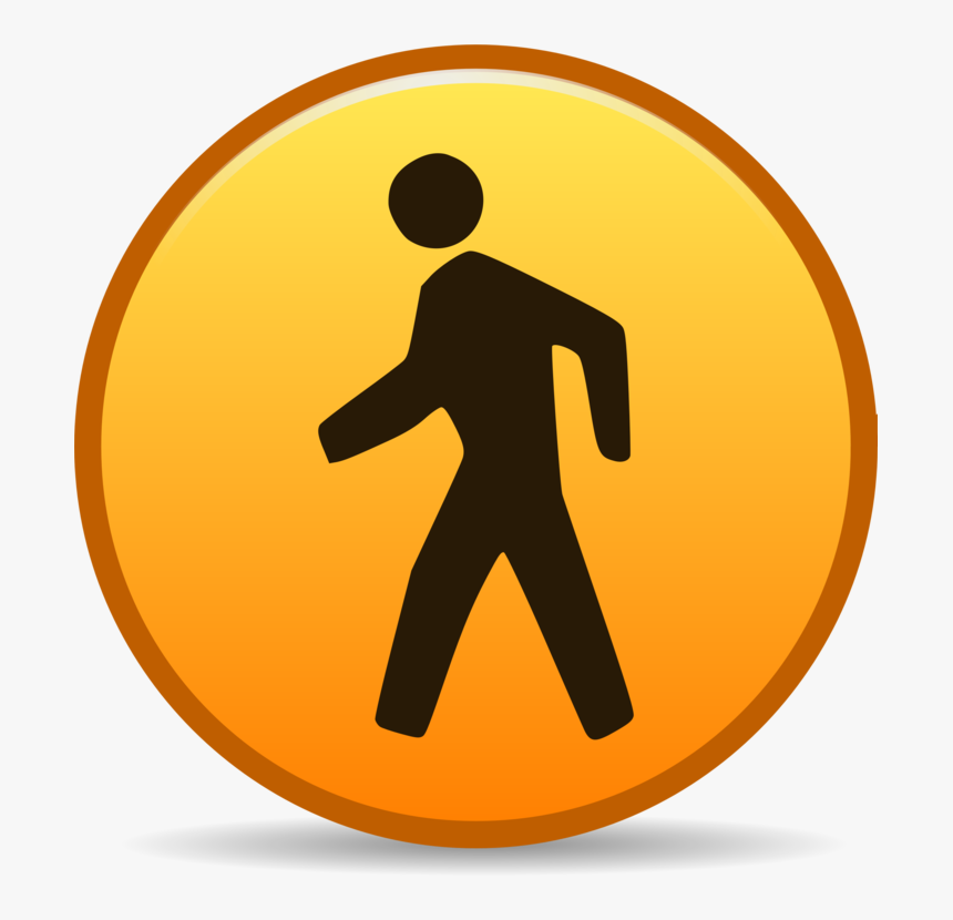 Human Behavior,silhouette,area - Tips For Crossing The Road, HD Png Download