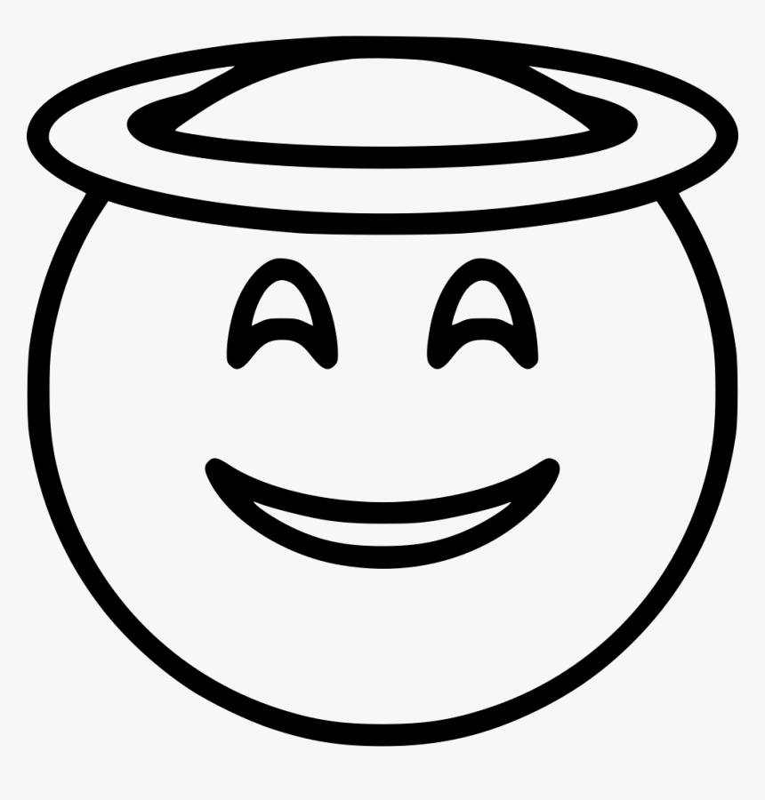 Smiling With Halo - Transparent Delicious Icon Png, Png Download