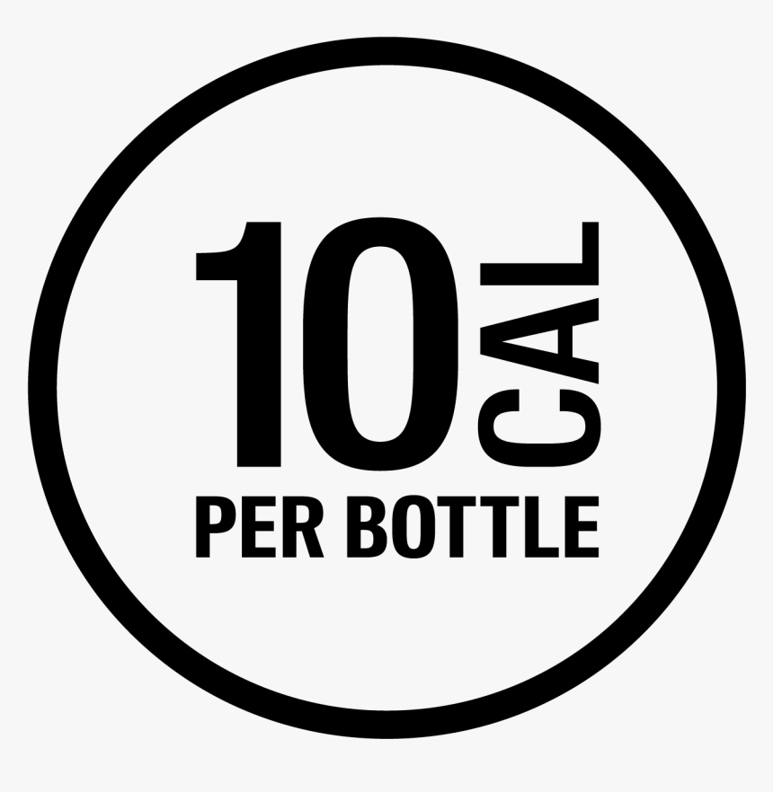 10 Calories Per Bottle - Circle, HD Png Download