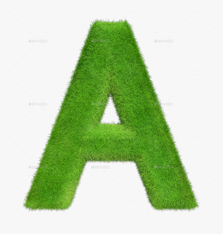 Grass Alphabet Letters Png, Transparent Png
