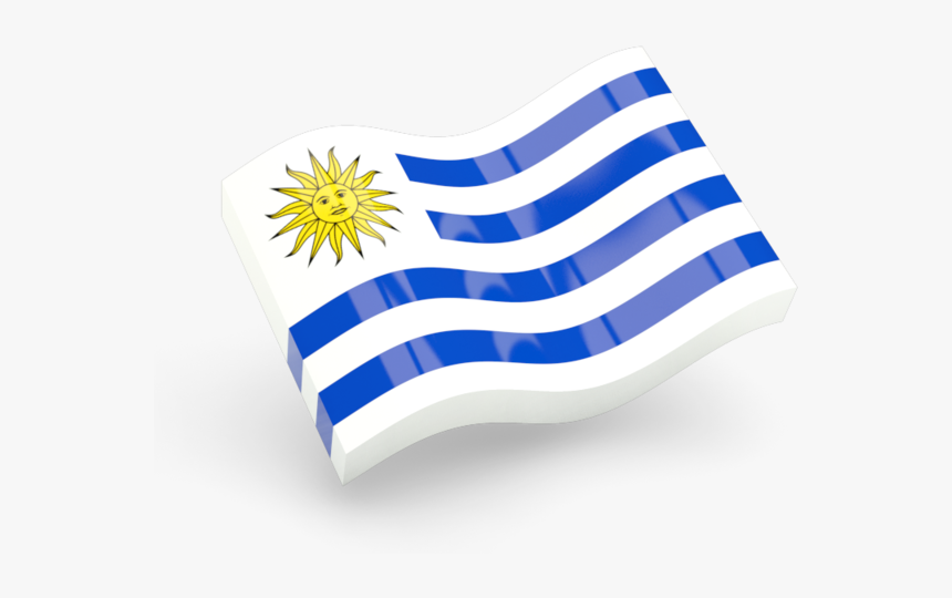 Glossy Wave Icon - Uruguay Flag Icon Png, Transparent Png