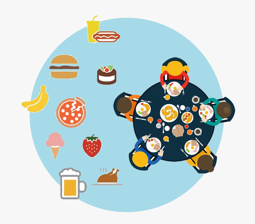 Family Lunch Png, Transparent Png